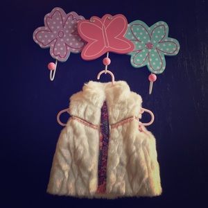 Jessica Simpson Baby Girl Faux Fur Vest